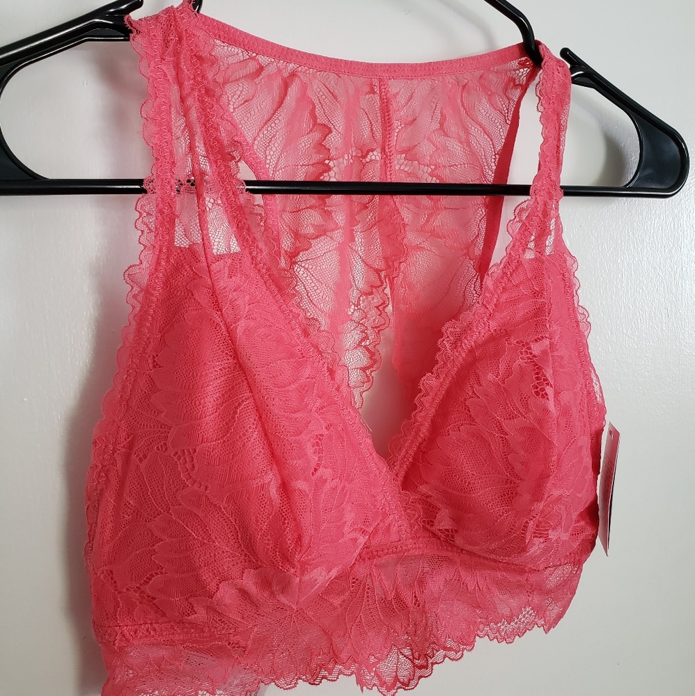 Pink Lace Bralette
